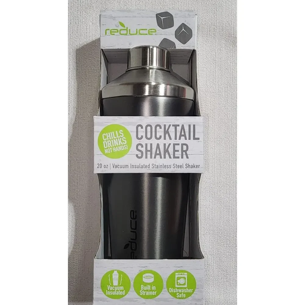 Reduce cocktail shaker 20oz insulated stainless steel shaker